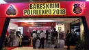 Suasana pameran Bareskrim Polri Expo 2018 di Jakarta, Selasa (6/3). Bareskrim Polri Expo 2018 berlangsung pada tanggal 5-8 Maret. (Liputan6.com/Arya Manggala)