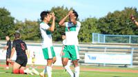 Ekspresi kekecewaan pemain Timnas Indonesia U-19 ketika menghadapi Kroasia. (Dok. PSSI)