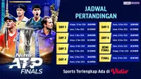 Jadwal dan Live Streaming Nitto ATP Finals 2024 di Vidio