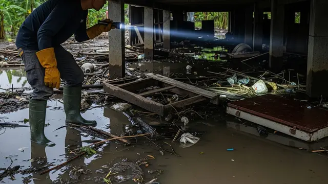 Tips Mengatasi Sarang Ular Saat Banjir Melanda