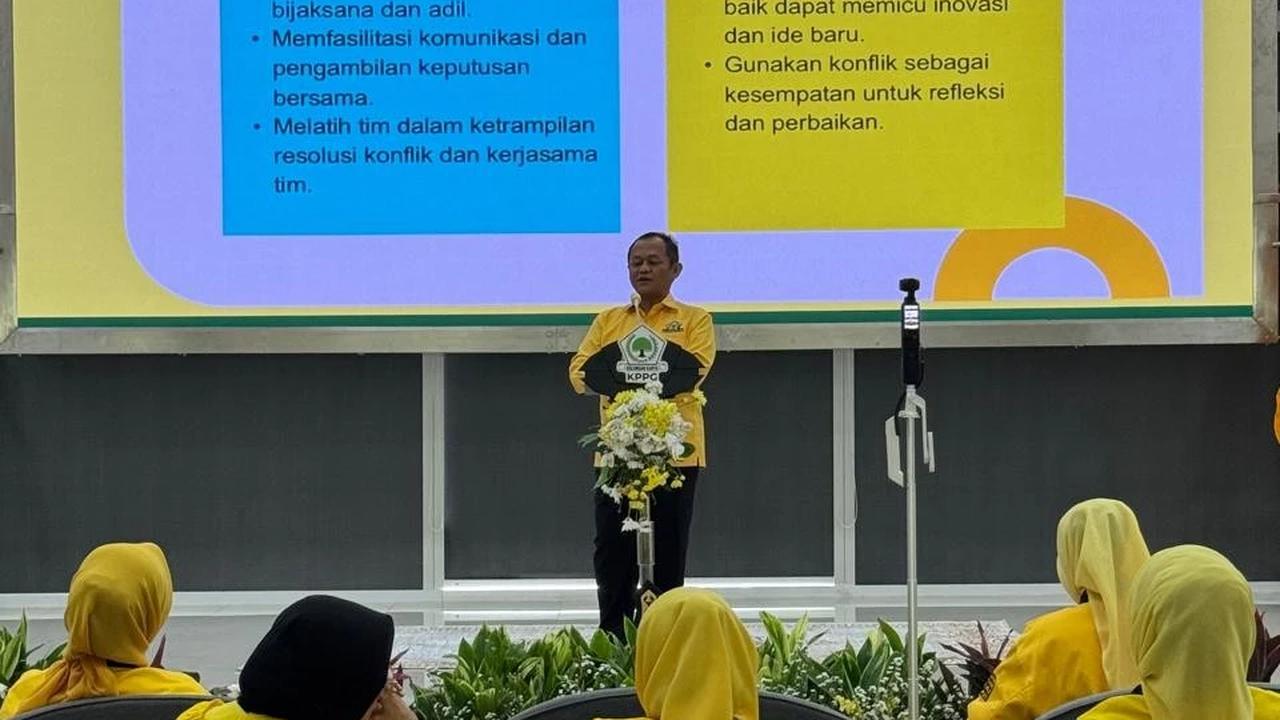 Kesatuan Perempuan Partai Golkar (KPPG) menggelar Pelatihan Peningkatan Kapasitas Sumber Daya Manusia Perempuan Partai Golkar