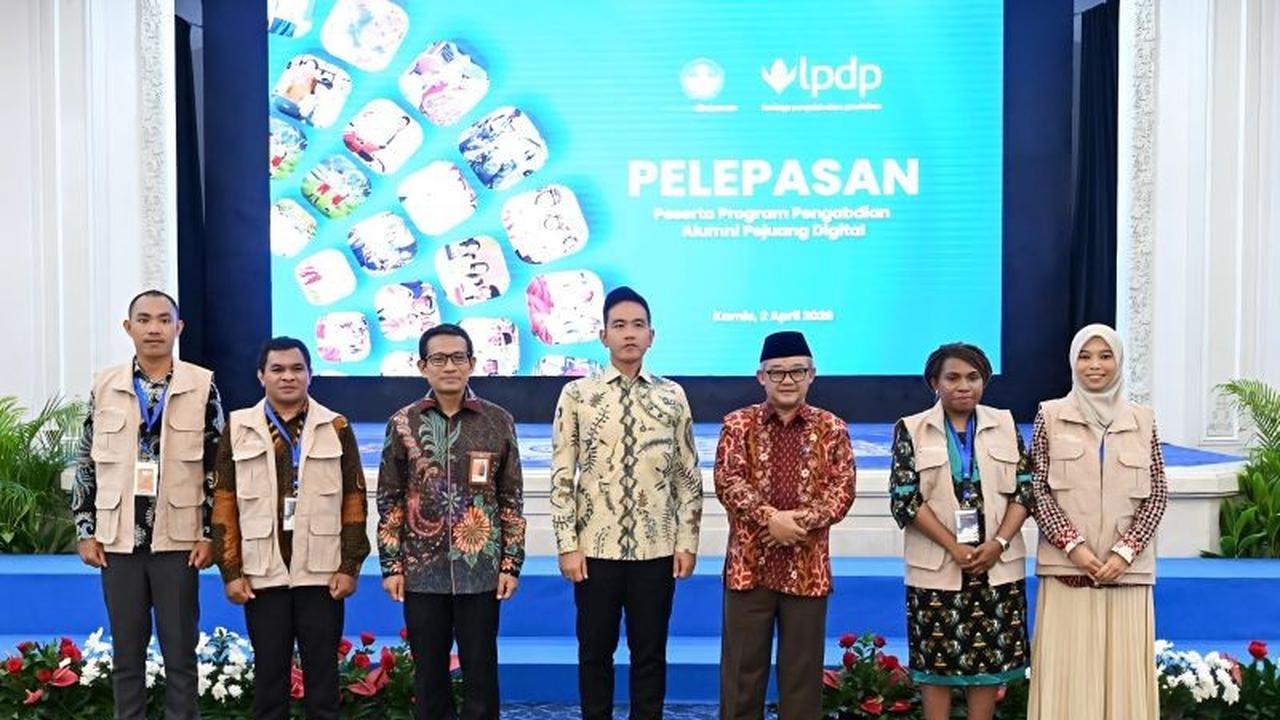 Wapres Gibran Lepas 150 Alumni LPDP Pejuang Digital, Dorong Transformasi Digital Pendidikan di Daerah 3T