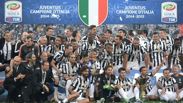 Juventus Akhirnya Angkat Trofi Serie A Musim 2014/2015