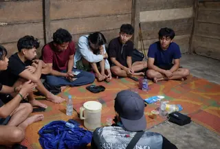 Seorang pendaki asal Bandar Lampung sempat tersesat di kawasan hutan Gunung Tanggang, Lampung. (Liputan6.com/Istimewa).
