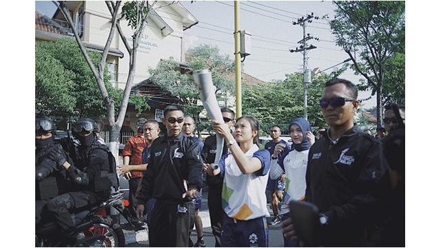 Pada Asian Games 2018 lalu, Nanda menjadi pembawa obor di Yogyakarta.