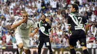 Real Madrid unggul 1-0 dari Cordoba pada babak pertama.