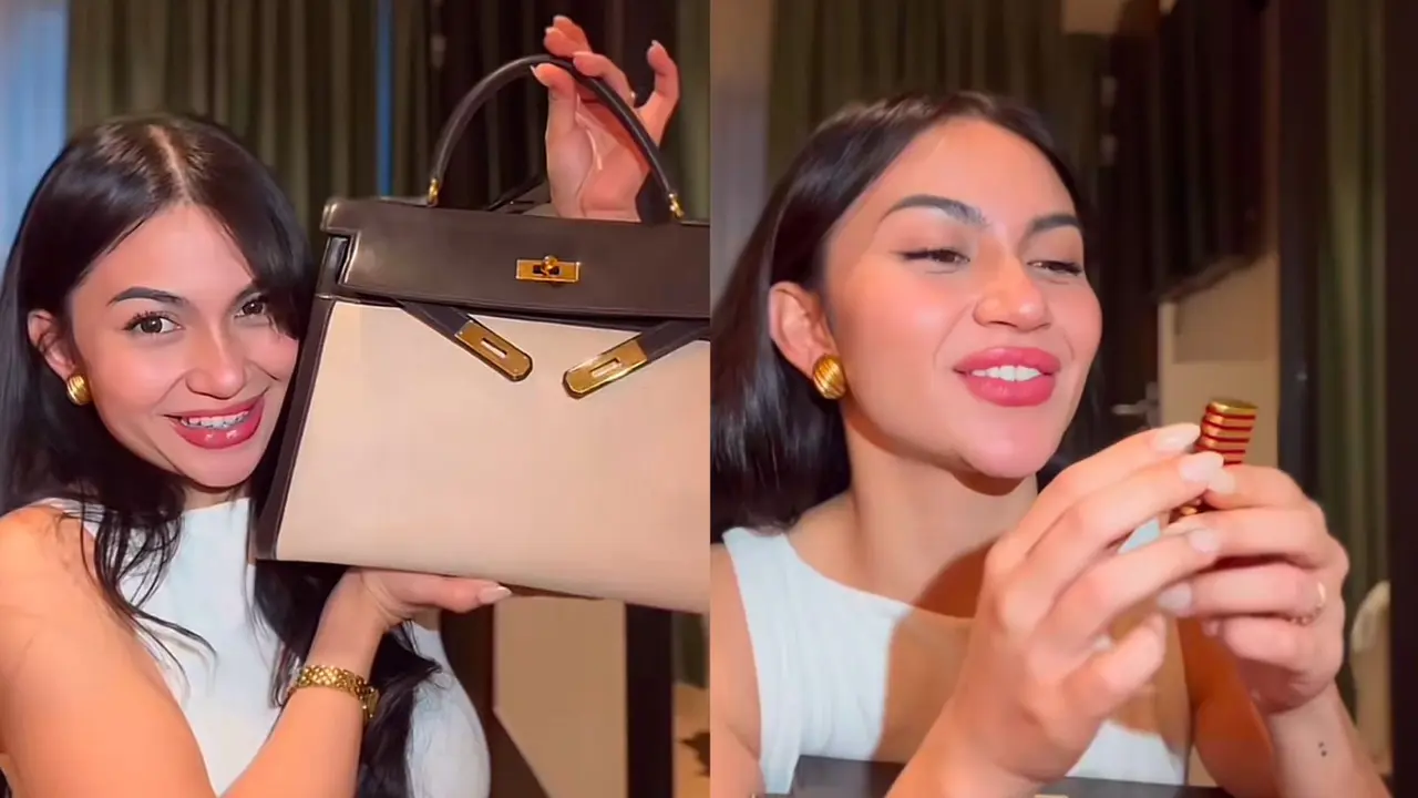 Ariel Tatum Bocorkan Isi Tas Saat Pergi ke Roterdam untuk Hadiri Premier Film Perang Kota