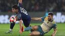 PSG sukses mengalahkan Manchester City dengan skor 4-2. (Franck FIFE/AFP)