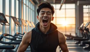 caption gym lucu ©Ilustrasi dibuat AI