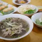 Sajian pho daging di Pho Saigon, Taman Sari, Jakarta Barat. (Liputan6.com/Asnida Riani)