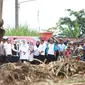 Gubernur Jawa Timur, tinjau pembangunan hunian korban banjir Kalibaru (Istimewa)