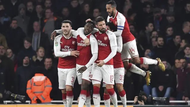Arsenal, West Ham United, Piala Liga Inggris