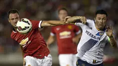 Manchester United tampil gemilang dengan mencukur LA Galaxy 7-0 pada laga persahabatan di Rose Bowl, Kalifornia, (23/7/2014). (REUTERS/Kelvin Kuo-USA TODAY Sports)