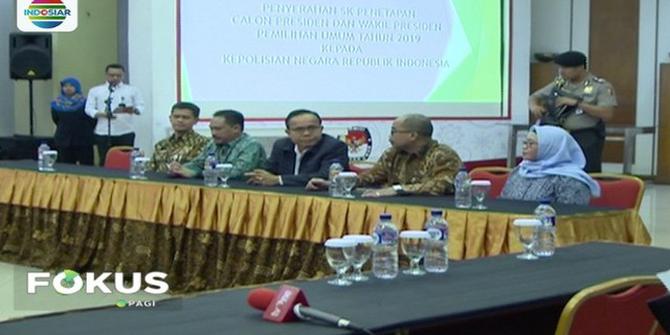 KPU Tetapkan Jokowi dan Prabowo Capres Pilpres 2019