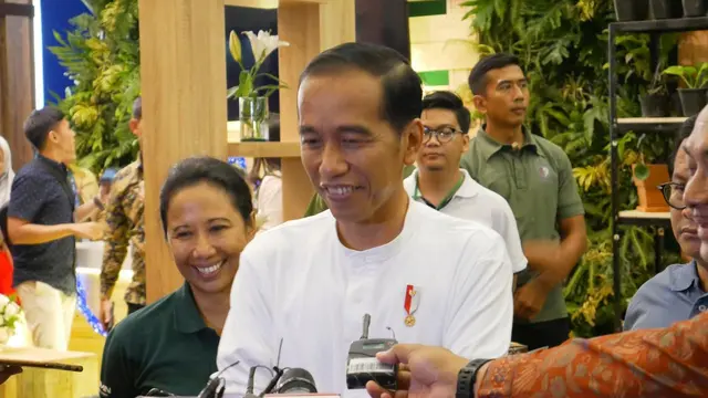 Presiden Joko Widodo pada acara "Spirit Of Millennials: Green Festival 2019" di Jakarta Convention Center (JCC), Jumat (31/1/2019).