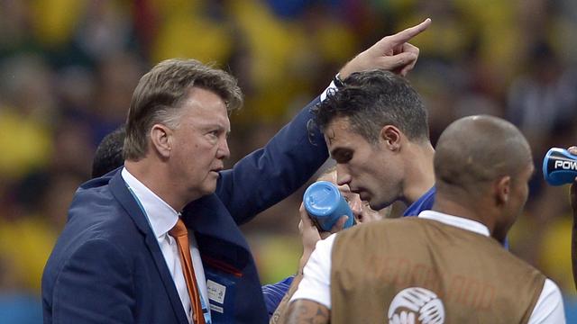 Louis van Gaal dan Robin van Persie (AP/Manu Fernandez )