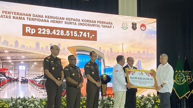 Kejagung Kembalikan Rp 229,4 Miliar ke Korban KSP Indosurya