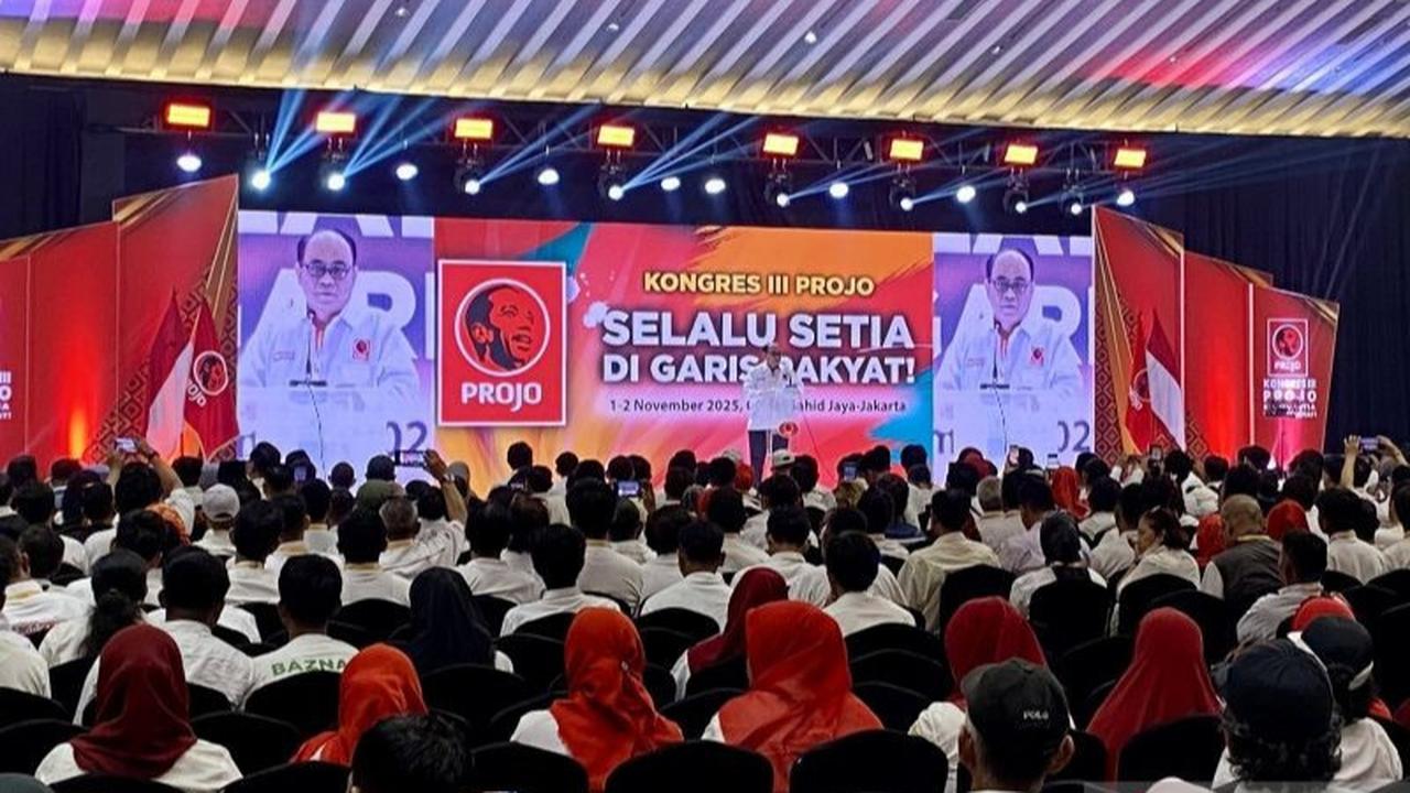Fakta Unik Kongres Projo: Budi Arie Serukan Perkuat Partai Pimpinan Presiden, Projo Dukung Prabowo Penuh