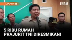 Maruarar Sirait Resmikan 5 Ribu Rumah Prajurit TNI