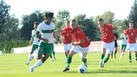 Penyerang Timnas Indonesia U-19, Irfan Jauhari, mengaku diinstruksikan untuk fokus sepanjang pertandingan saat menghadapi Kroasia di International U-19 Friendly Tournament 2020. (dok. PSSI)