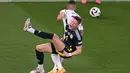 Hungaria masih ada peluang lolos 16 besar Euro 2024 sebagai peringkat ketiga terbaik tapi menunggu hasil di grup B,C,D,E dan F terlebih dahulu. (DAMIEN MEYER / AFP)