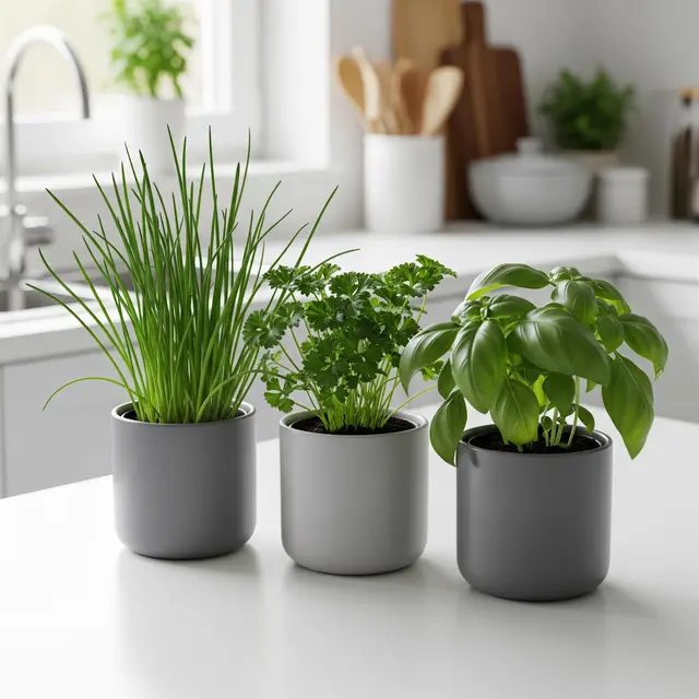 Inspirasi Kebun Herbal Minimalis (AI)