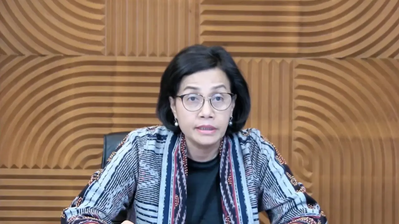 Menteri Keuangan (Menkeu) Sri Mulyani Indrawati  dalam Konferensi Pers APBN KiTa November 2022, Kamis (24/11/2022).