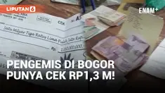 Pengemis di Bogor Punya Tabungan Jutaan dan Cek Rp1,3 Miliar