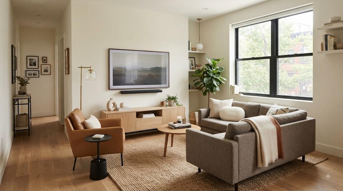 Menata Sofa ke Titik Fokus Ruangan