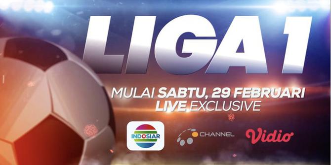 VIDEO: Saksikan Liga 1 2020 Mulai Sabtu, 29 Februari Live Exclusive di Indosiar