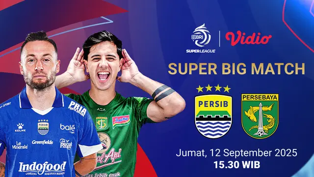 Live streaming Persib vs Persebaya eksklusif di Vidio. (dok. vidio.com)