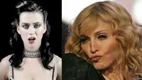 Duet Seksi Madonna dan Katy Perry  di Cover Majalah