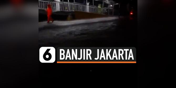VIDEO: Diguyur Hujan Deras, Sejumlah Titik di Jakarta Kembali Banjir