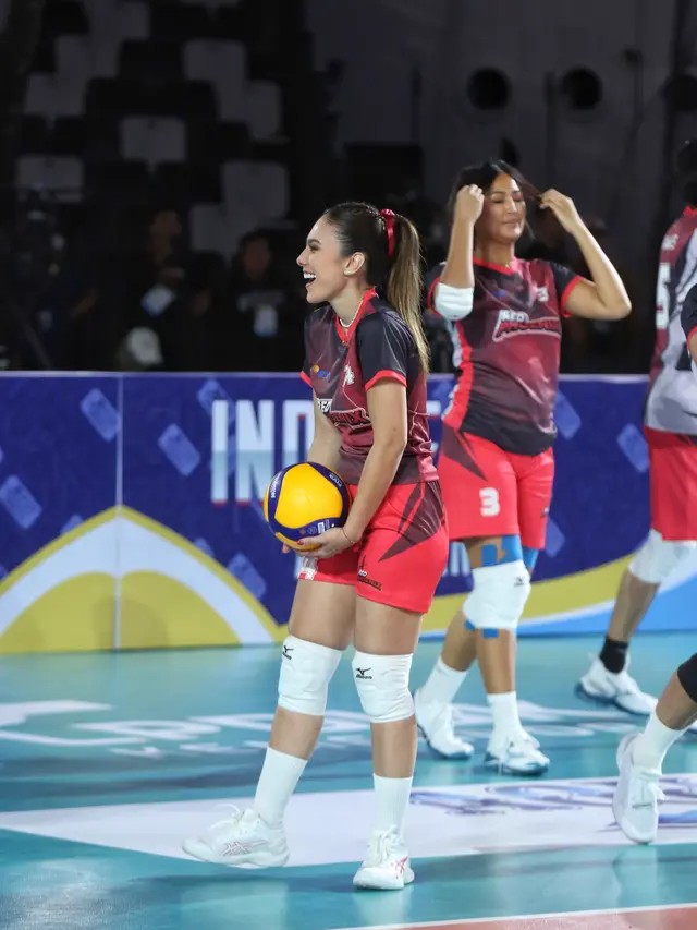 Wulan Guritno di Fun Volleyball Celebrity Match (Fimela/Adrian Putra)