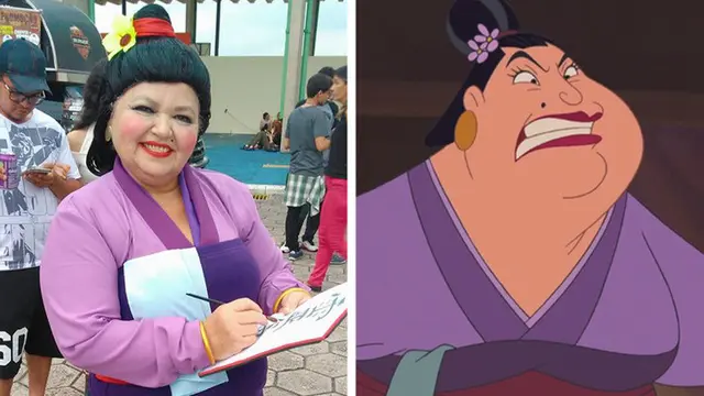 Wanita Berusia 50 Tahun Ini Cosplay Berbagai Karakter Kartun, 7 Gayanya Totalitas Banget