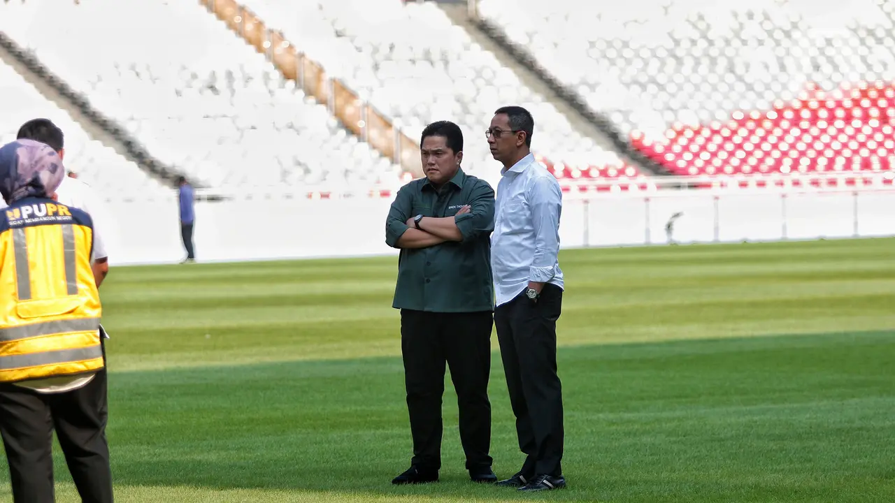 Persiapan piala dunia U20 Ketua PSSI tinjau SU GBK