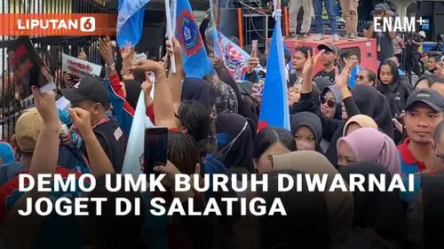 VIDEO: Viral Demo Buruh Diwarnai Joget di Salatiga, Tuntut Kenaikan UMK 10 Persen