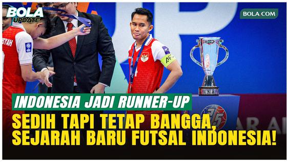 Sedih tapi Membanggakan! Ekspresi Pemain Timnas Futsal Indonesia usai Gagal Juara