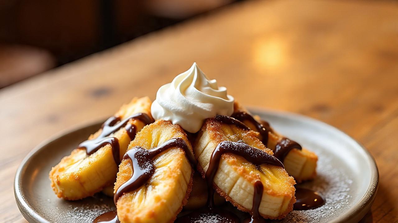 Pisang Goreng Cokelat Keju