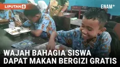 Dapat Makan Bergizi Gratis, Siswa di Papua Bahagia