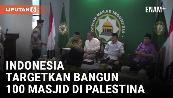 VIDEO: Indonesia Bakal Bangun 10 Masjid di Palestina