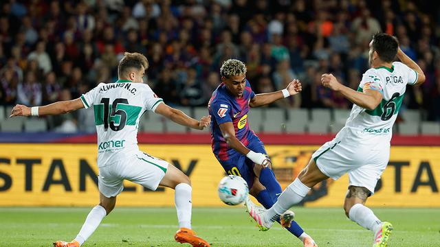 barcelona vs elche lamine yamal