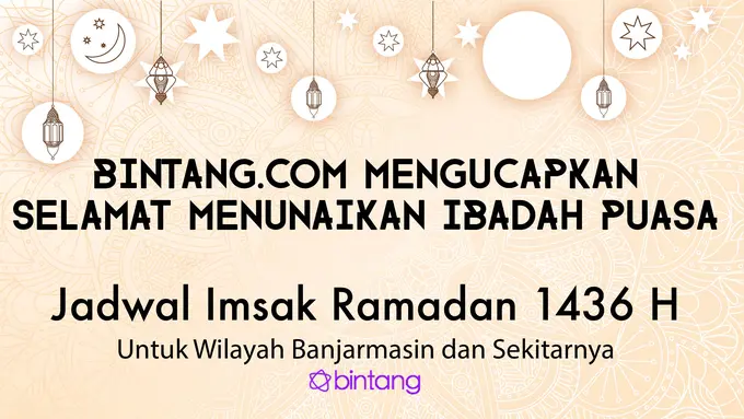 Warga Banjarmasin, Ini Jadwal Puasa 2015 untuk Kalian