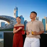 Dubai gaet Nikita Willy dan Indra Priawan untuk kampanye "Dubai, Anda Siap?" (Foto: Dokumen/DET)