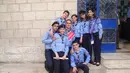  Biru langit untuk warna atasan dan biru laut untuk warna bawahan dari seragam Pramuka Yordania (Istimewa)