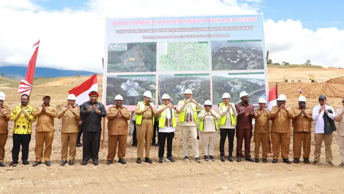 Minister za notranje zadeve obiskal Wameno in potrdil lokacijo vladnega centra v Papui Pegunungan