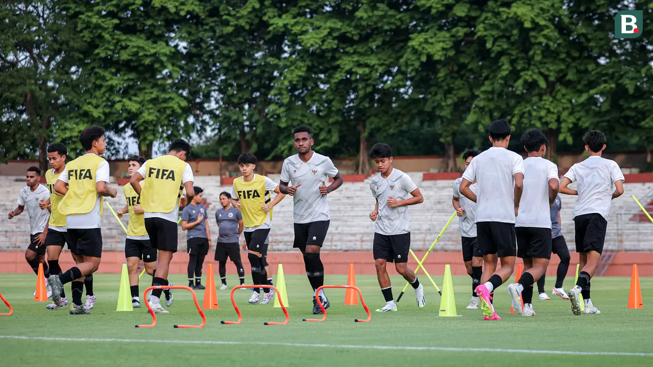 Foto: Timnas Indonesia U-17 Lahap Latihan Penuh Konsentrasi Jelang Laga Penentuan di Piala Dunia U-17 2023