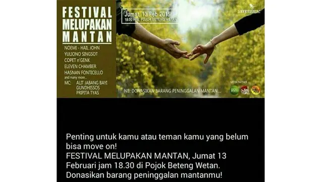 Festival Melupakan Mantan