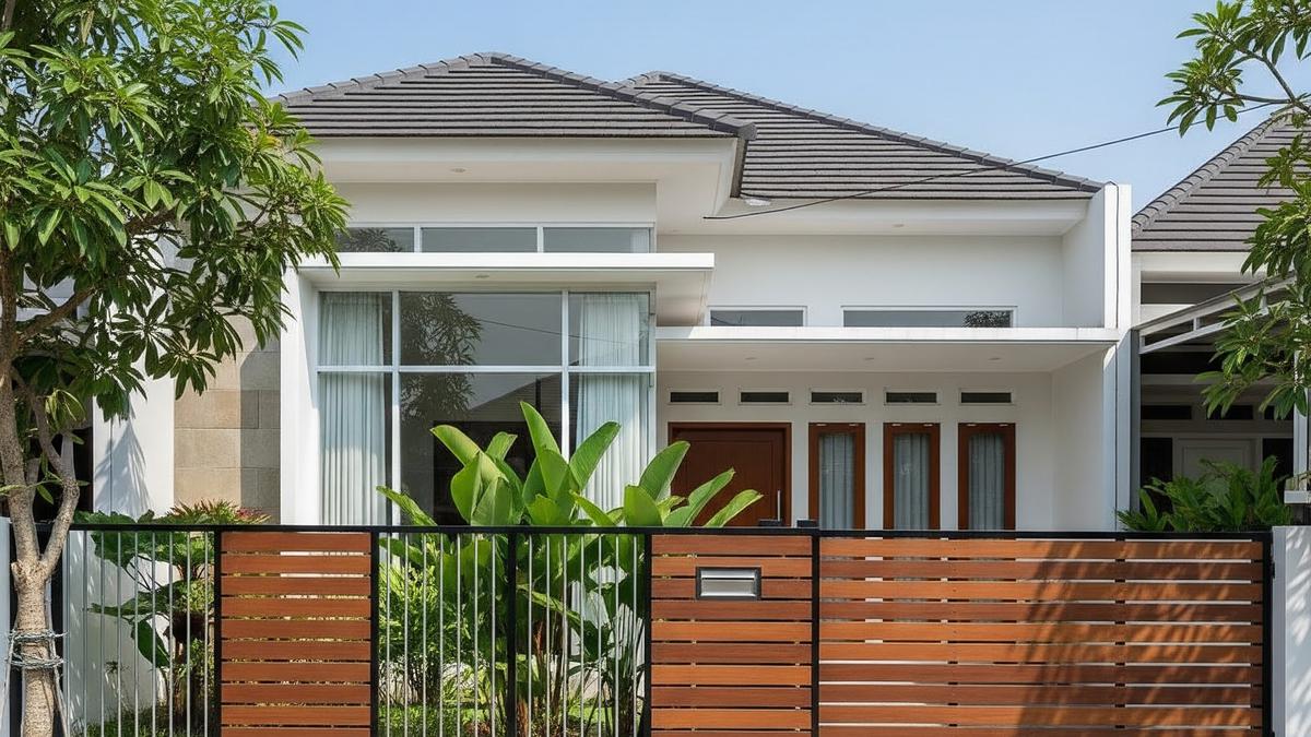 9 Desain Pagar Minimalis Tapi Anti Diintip, Solusi Privasi dan Estetika Hunian 2025