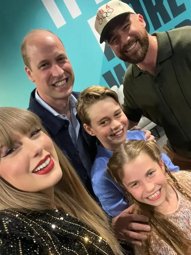 Kado Ultah Taylor Swift untuk Pangeran William, Foto Bareng di Belakang Panggung